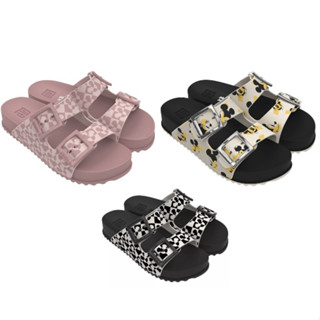 Slide Zaxy Joy Mickey Partner Chinelo Fivela Ajustável Macio