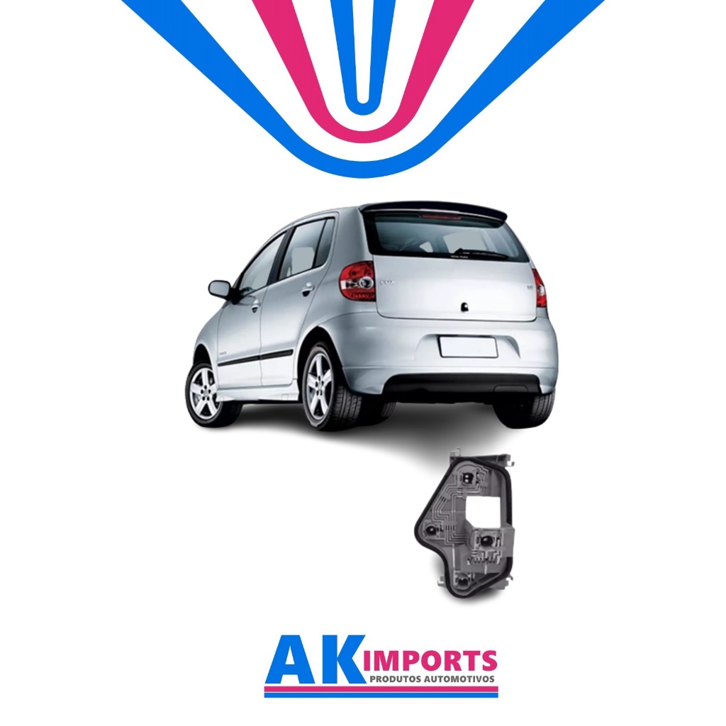 Circuito Soquete Lanterna Traseira Esquerdo Volkswagen Fox/Crossfox  Marca: Arteb  Ano: 2004 Até 2009  Cód:  0960651