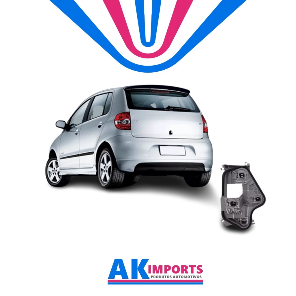 Circuito Soquete Lanterna Traseira Direito Volkswagen Fox/Crossfox  Marca: Arteb  Ano: 2004 Até 2009 Cód: 0960652