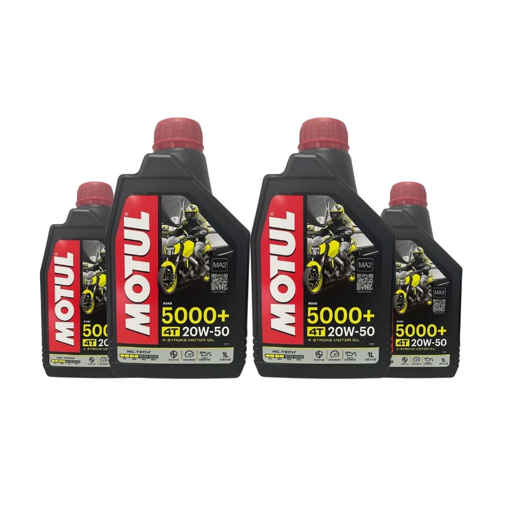 4 Óleos Motul 5000+ 4t 20w50 Hc-tech 4 Litros Semissintético - Spare Parts and Accessories for Vehicles