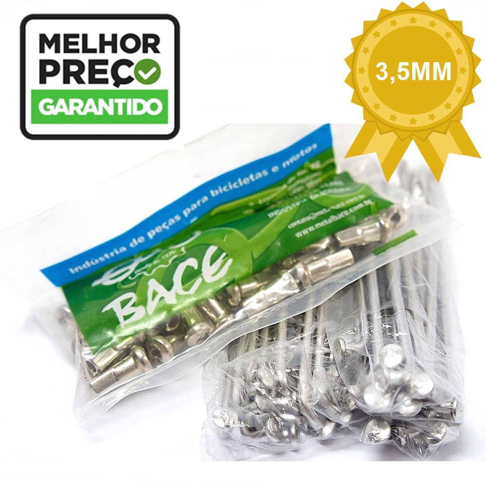 Raio Inox 3,5mm Bace Bros 125 150 160 Dianteiro Ou Traseiro