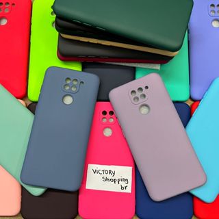 Capinha Para Redmi Note 9 Silicone Case Aveludada Várias Cores