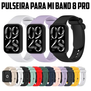 Pulseira Para Xiaomi Smart Mi Band 8 Pro De Silicone