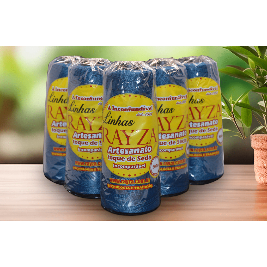 Linhas Rayza Artesanato 98041 Jeans em Oferta na Shopee