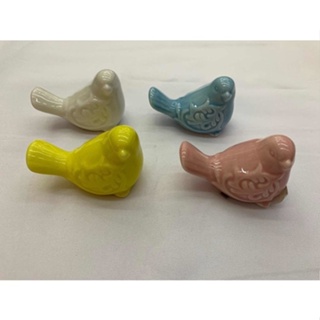 Enfeite Casal 2 Passarinhos Porcelana Pássaro Pomba 7x4,5cm em Oferta na Shopee