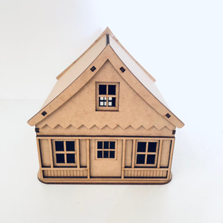 Mini Casa 8cm Decoração Mdf