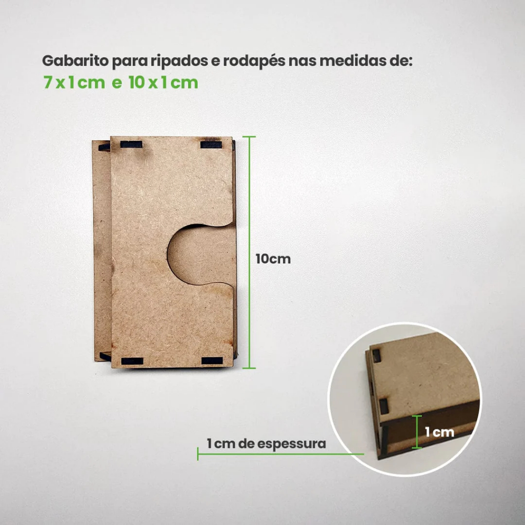 Kit para Instalação EVA Painel Ripado Laminado Rodapé - Meu Rodapé · foto 2