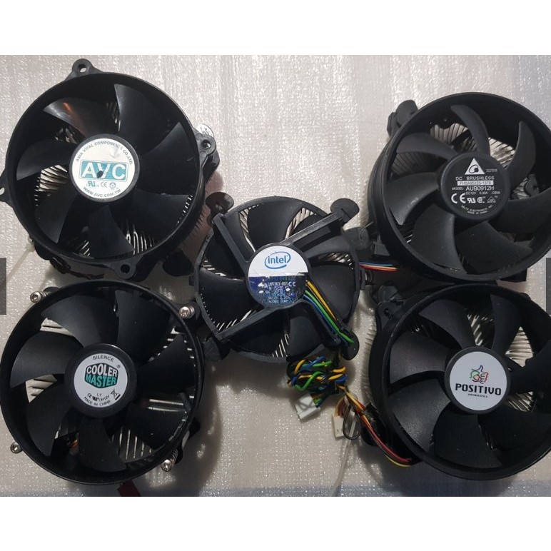 Cooler Varios Modelos Processador 775 Core2, Celeron, Dual Core, Pentium D Original Intel LGA