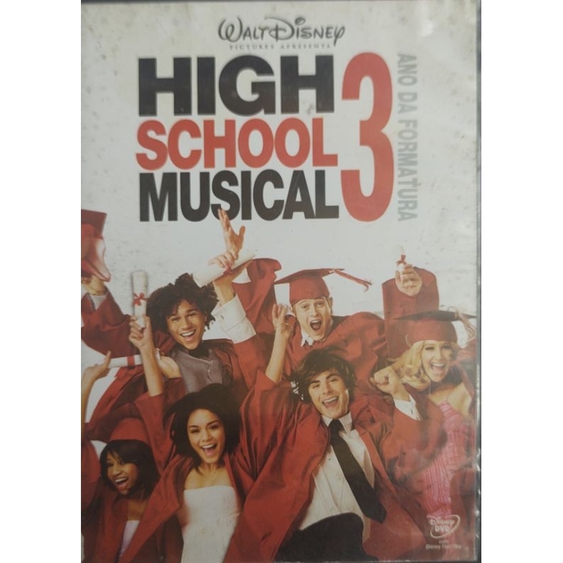 Dvd High School Musical 3 Ano da Formatura Walt Disney