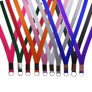 Cordão para Crachá 12mm Liso C/Argola | 1 cor | 10 unid. em Oferta na Shopee