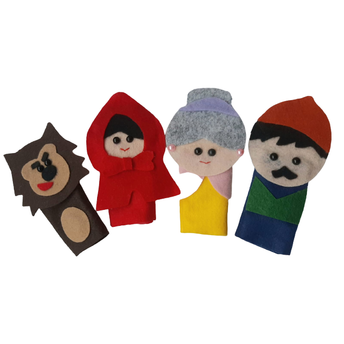 Dedoche Feltro Chapeuzinho Vermelho: Onde Comprar | BuscaProdutos