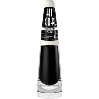 Esmaltes Ki Cor 6 unidades Coleção Craquelados c/5 unidades 8ml + Esmalte Ki Cor Francesinha 8ml