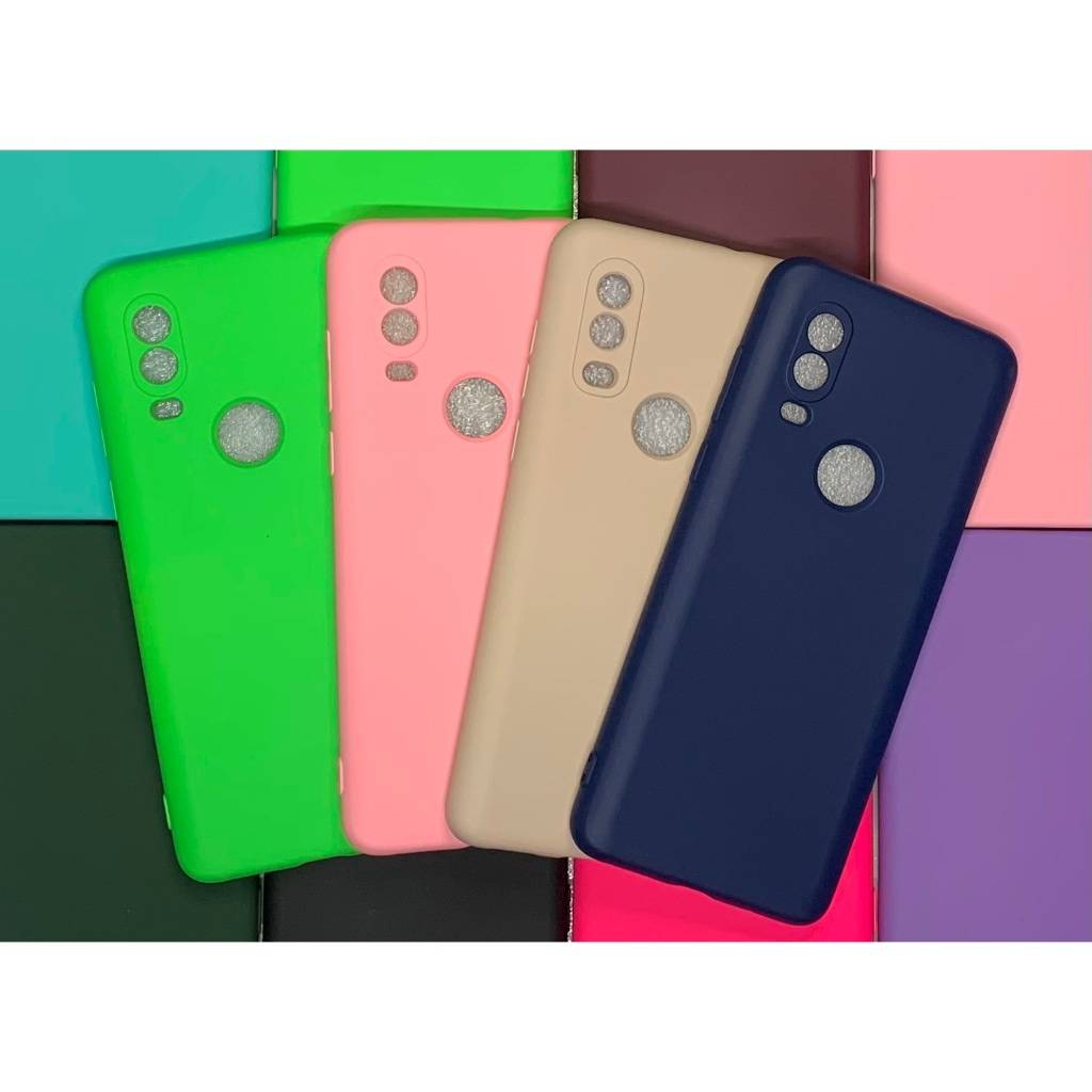 Capa para Motorola Moto One Vision / Capa + Pelicula 3D ou Só 1 Capinha Aveludada Case