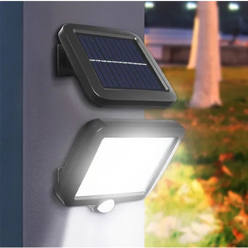Luminária Solar de Parede 120 Cob 24W Sensor Presença Com 3 Funções Separado em Oferta na Shopee