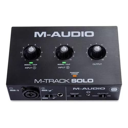 Interface Áudio M-audio Mtracksolo Podcaste Usb 2 Canais - Audio