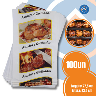 Embalagem Saco Térmico para Frango Assado c/ 100un