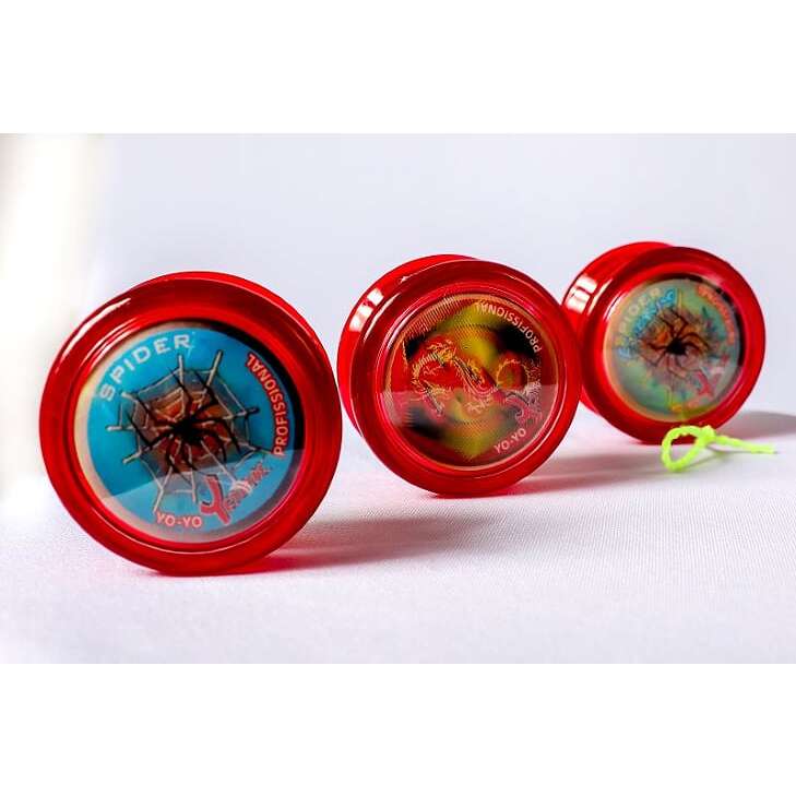 Yoyo York de Rolamento Côncavo 3D Profissional + 3 Cordas Extras Ioio Butterfly