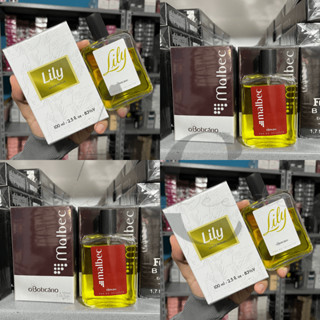 Kit Malbec e Lily 100ml Combo 2 perfumes Masculino e Feminino Tradicional Melhor qualidade