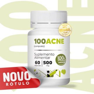 Suplemento Composto Anti Acne/ 100 Acne 60 capsulas 500mg
