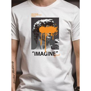 Camiseta Figura Imagine David Masculina Feminina Poliéster