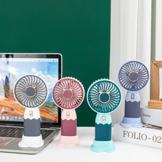Mini Ventilador Portátil De Mão E Mesa Usb Recarregável