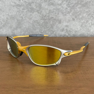 Óculos de Sol Juliet Double X 24k metal importado espelhado