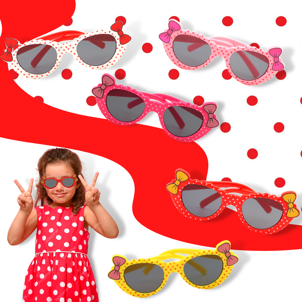 Óculos de Sol Infantil  Feminino Estiloso