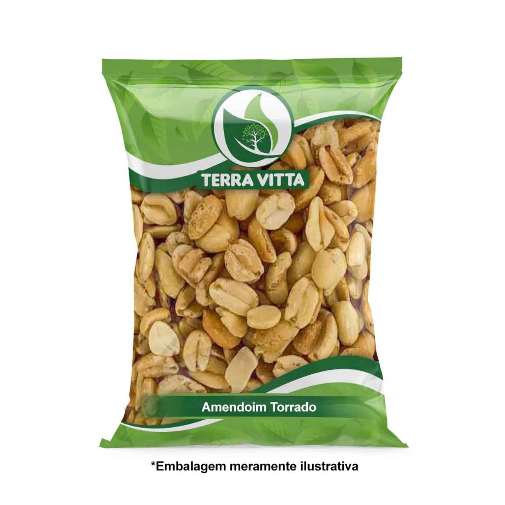 Amendoim Torrado S/Pele S/Sal 1Kg em Oferta na Shopee