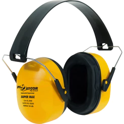 Abafador De Ruído Super Max Protetor Auricular Auditivo Tipo Concha Ruídos Fone Proteção Ouvido