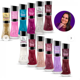 Kit Esmalte Nati Coleção Manicures Que Brilham Com 12 Cores 8ml Cada