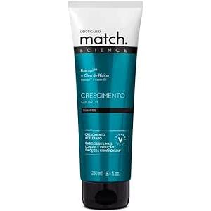 SHAMPOO MATCH SCIENCE CRESCIMENTO 250ml O BOTICARIO