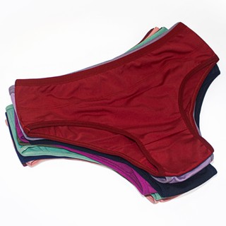 kit 10 calcinha microfibra conforto feminina cos alto m g gg