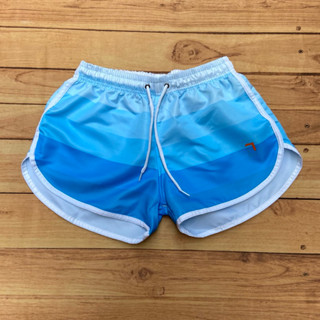 Short Praia Tactel Feminino Degrade Azul