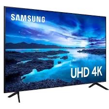 Smart TV Samsung 50 Polegadas UHD 4K, 3 HDMI, 1 USB, Processador Crystal 4K, Tela sem limites, Visual Livre de Cabos, Alexa