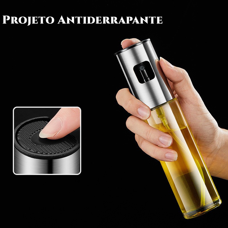 10 Pcs Spray Pulverizador Vidro Inox Borrifador Azeite Vinagre Essenciais De Pratos Cozinha Promoção