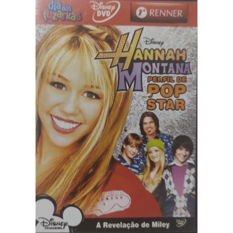Dvd Hannah Montana Perfil Pop Star Walt Disney Otimo Estado
