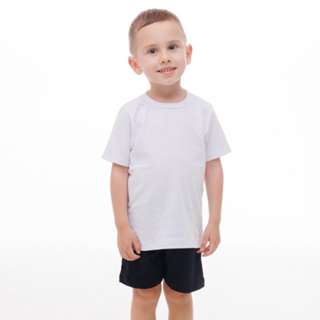 Shorts de Meia Malha 100% Algodão Infantil Unissex 1 ao 14 Anos em Oferta na Shopee