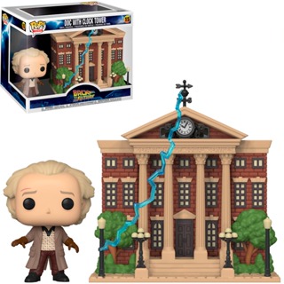 FUNKO POP TOWN BACK TO THE FUTURE - DOC WITH CLOCK TOWER 15 NOVO ORIGINAL em Oferta na Shopee