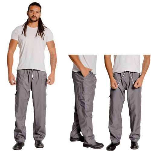 Calça Uniforme Para Pedreiros De Brim Tamanho Grande Uniforme Profissional 37