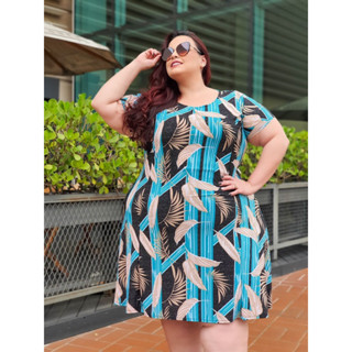 Vestido Midi Evangélica Plus Size Liganete