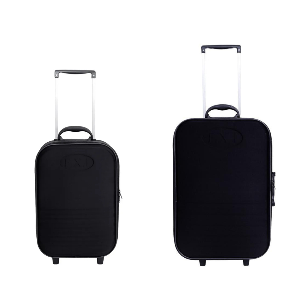 Kit Mala De Bordo Pequena 10 kg e Mala De Viagem Média 23 kg