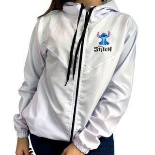 Corta-Vento Feminina P/M/G/GG/Plus Size Stitch Disney
