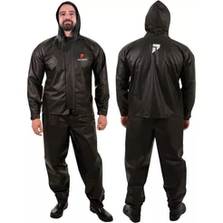 Capa De Chuva Conjunto Completo Para Motoqueiro Adulta Com Capuz Gola Diversos Tamanhos