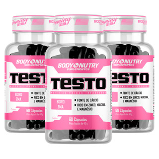 3 Potes Testo Feminino Estimulante Testosterona Pré Hormonal 180 Cápsulas