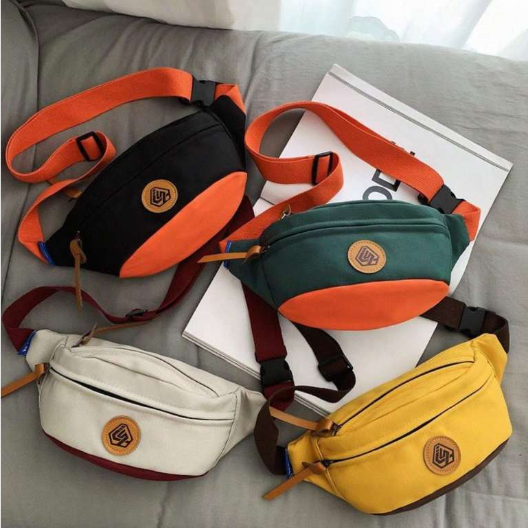 Pochete Bolsa Pochete Feminina Mochila Masculina Reforçada Shoulder Bag Sling Bag Saco em Oferta na Shopee