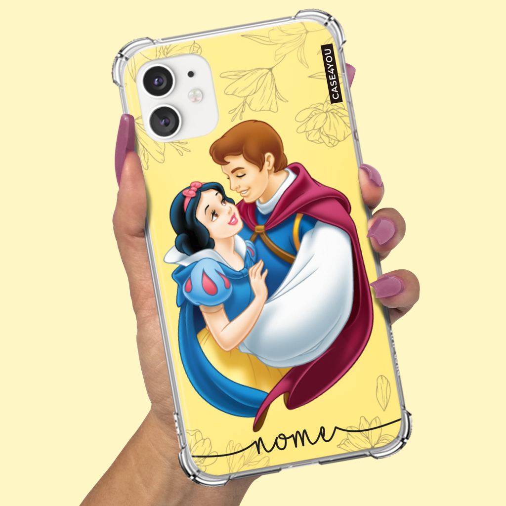 Capa Capinha de celular Personalizada Anti-impacto com nome Branca de Neve 2
