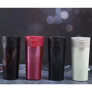 Copo Térmico Café Chá Água quente Inox Caneca Infusor A Vácuo 380ml 18-8