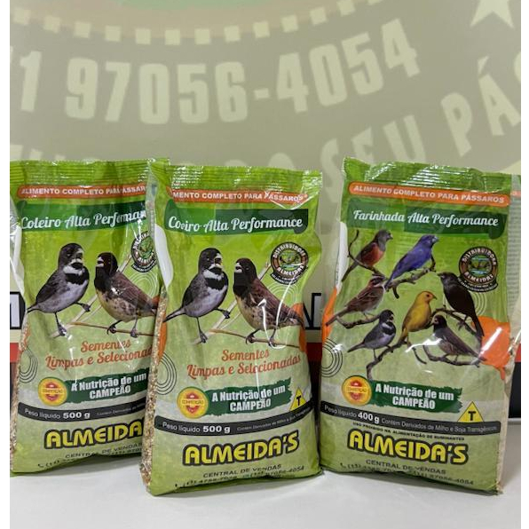 2 COLEIRO ALTA PERFORMANCE + 1 FARINHADA ALTA PERFORMANCE em Oferta na Shopee