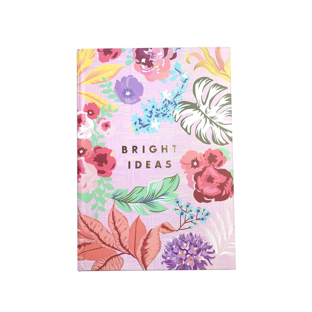 Caderno Bloco de Notas Flowers - Organizador Pautado