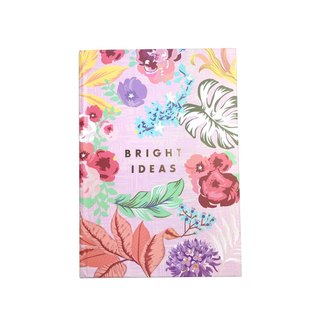 Caderno Bloco de Notas Flowers - Organizador Pautado